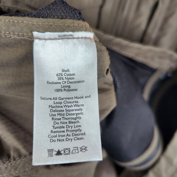 Eddie Bauer Mens Full Zip Mock Neck Multipocket Utility Field Jacket Large - Picture 9 of 11